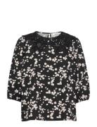 Lilith Print Top Modström Black