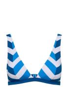 Padded Top With Stripes Esprit Bodywear Women Blue