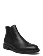 Slhblake Leather Chelseaoot Selected Homme Black