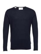 Slhrome Ls Knit Crew Neck Noos Selected Homme Navy
