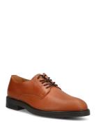 Slhblake Leather Derby Shoe Noos O Selected Homme Brown