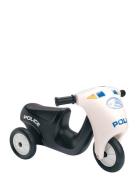 Scooter Police-Rubber 3 Wheels Dantoy Black