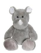 Teddy Wild Rhinoceros Teddykompaniet Grey