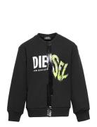 Sbiaysplit Over Sweat-Shirt Diesel Black