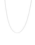 Necklace Chain 80 Cm Design Letters Silver