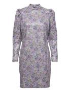 Nanou Jacquard Print Dress Dante6 Blue