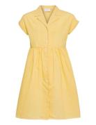Jane Check Dress Grunt Yellow