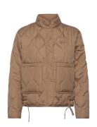 W. Quilted Jacket Svea Brown