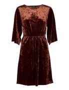 Slemi Dress 1/2 Soaked In Luxury Brown