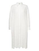 Fiona Shirt Dress Twist & Tango White