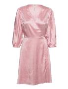 Objaileen 3/4 Sleev Dress A Ss Fair 22 C Object Pink