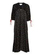 Puff Sleeve Maxi Dress Victoria Beckham Black