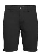 Chuck Regular Chino Poplin Shorts - Knowledge Cotton Apparel Black
