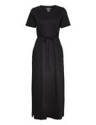 Orika Maxi Tee Dress Residus Black