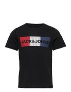 Jjecorp Logo Tee Ss Crew Neck Noos Jr Jack & J S Black