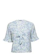 Engoldst Ss Top Aop 6696 Envii Blue