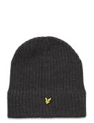 Knitted Ribbed Beanie Lyle & Scott Grey