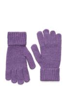 Kogsofia Knit Wool Gloves Kids Only Purple