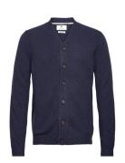 Aksvend Lambswool Cardigan Anerkjendt Navy