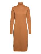 Milasz Roll Neck Long Dress Saint Tropez Brown