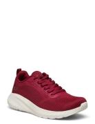 Womens Bobs Squad Chaos - Face Off Skechers Red