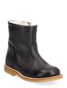 Boots - Flat - With Zipper ANGULUS Black
