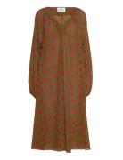 Bumpy Flower Bellini Dress Mads Nørgaard Brown
