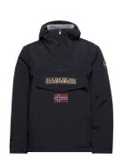 Rainforest Winter Anorak Jacket Napapijri Black