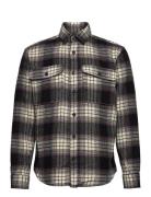 Slhmason-Pablo Check Overshirt Selected Homme Navy