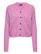 Nlfnollen Knit Short Cardigan LMTD Pink