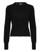 Slfglowie Ls Knit O-Neck B Selected Femme Black