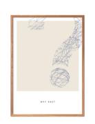 Simple-Living-Why-Knot Poster & Frame Patterned