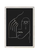 Single Tear - 50X70 Cm Paper Collective Black