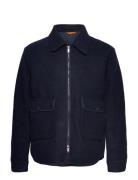 Slhhope Boiled Wool Jacket W Selected Homme Navy