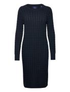 D1. Twisted Cable Dress GANT Navy