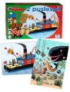 Rasmus Klump - 2 Puzzles Mary Barbo Toys Patterned