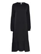 Kinsley Viscose Crepe Dress Lexington Clothing Black