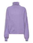 Recycled Wool Mix Rerik Sweater Mads Nørgaard Purple