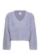 Huurre Knitted Furry Sweater Hálo Purple