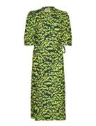 Light Jacquard Hesse Dress Mads Nørgaard Green