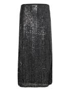 Vifunkla Sequin Midi Skirt/Fair Vila Black
