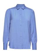Slfalfa Ls Shirt B Selected Femme Blue