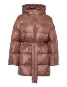 Mid Length Beltet Coat Svea Pink