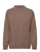 D1. Superfine Lambswool C-Neck GANT Brown