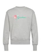Flower Logo Sweatshirt Soulland Grey