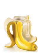 Candle Holder - Banana Romance Donkey Yellow