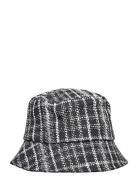 D1. Tweed Bucket Hat GANT Black