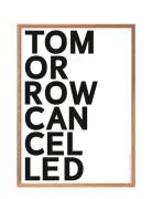 St-Tomorrow-Cancelled Poster & Frame Patterned