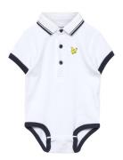 Tipped Polo Romper Hanging Lyle & Scott Junior Patterned