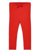 Rib Jersey Leggings W. String Copenhagen Colors Red